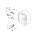 Whirlpool GX5SHDXTB11 refrigerator liner parts diagram