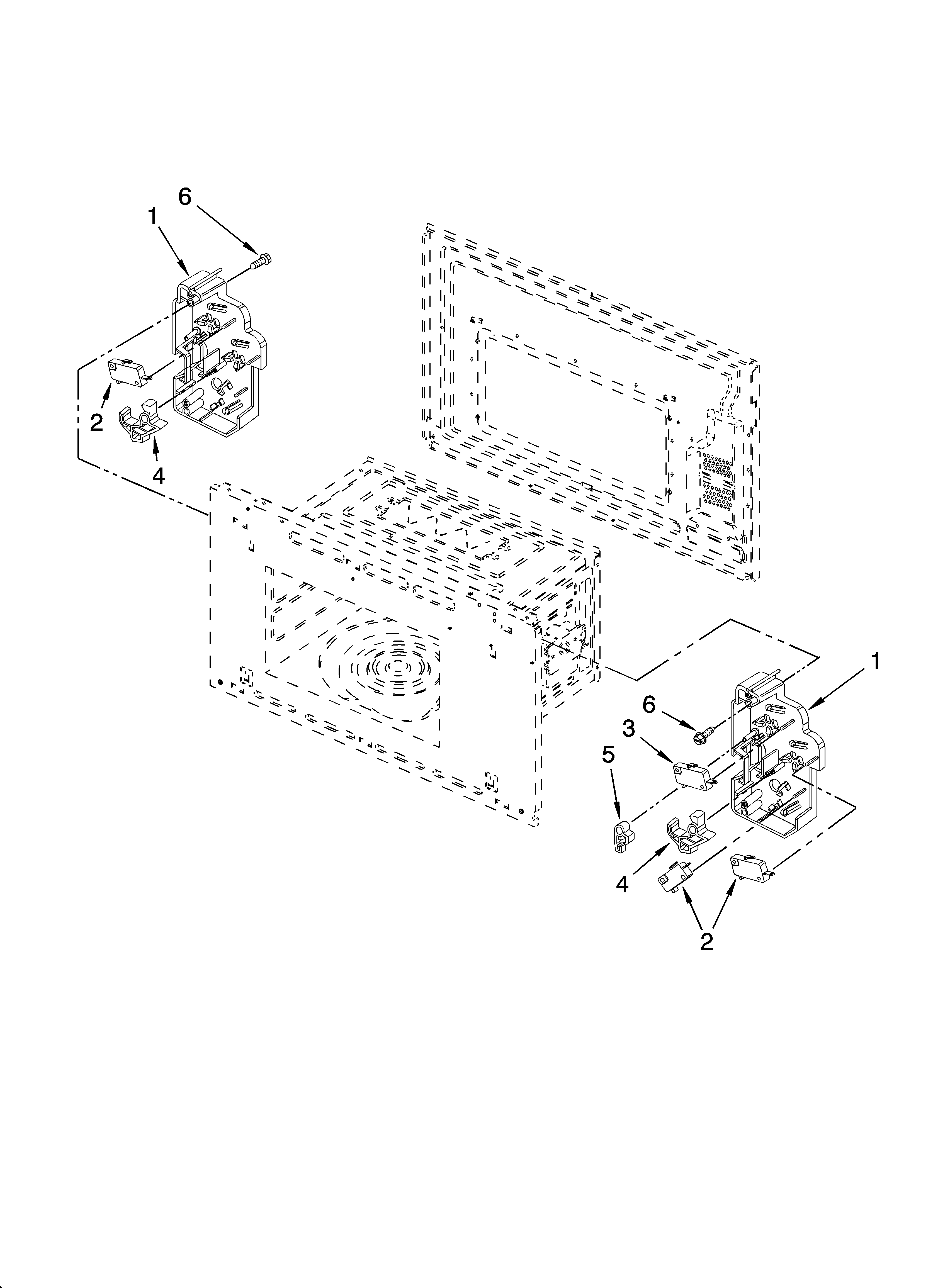 Jenn-Air JMC8130DDR10 latch board parts diagram