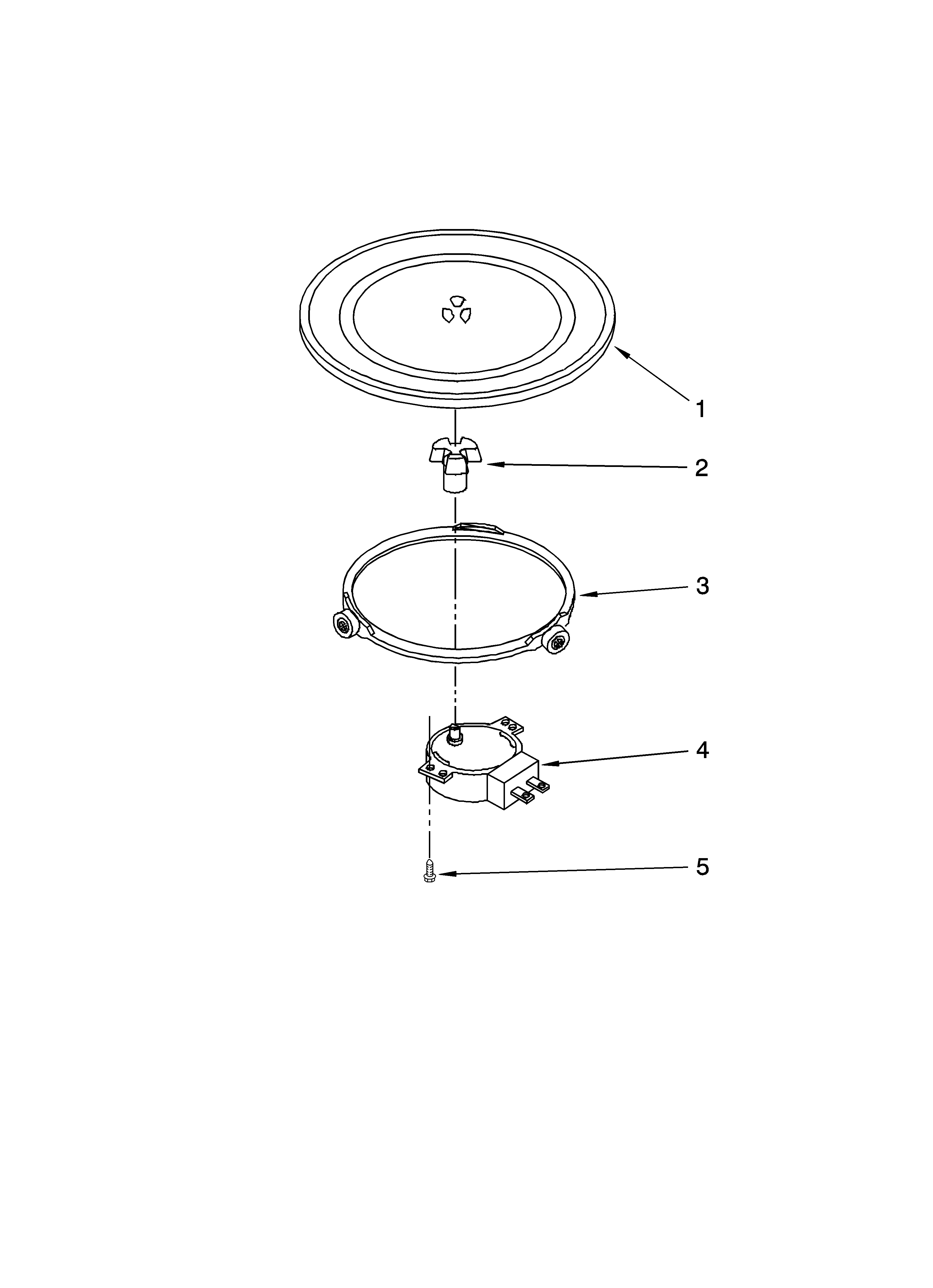 Jenn-Air JMC8130DDR10 turntable parts, optional parts diagram