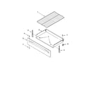 Inglis IRP33803 drawer & broiler parts diagram
