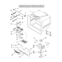 Amana ABB2222FEB1 freezer liner parts diagram
