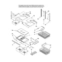 Amana ABB2222FEB1 shelf parts diagram