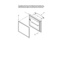 Amana ABB2227DEB14 freezer door parts diagram