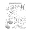 Amana ABB2227DEB14 shelf parts diagram