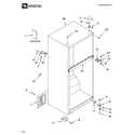 Maytag MTN1852VRW00 cabinet parts diagram