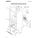 Maytag MBF2562HEB13 cabinet parts diagram