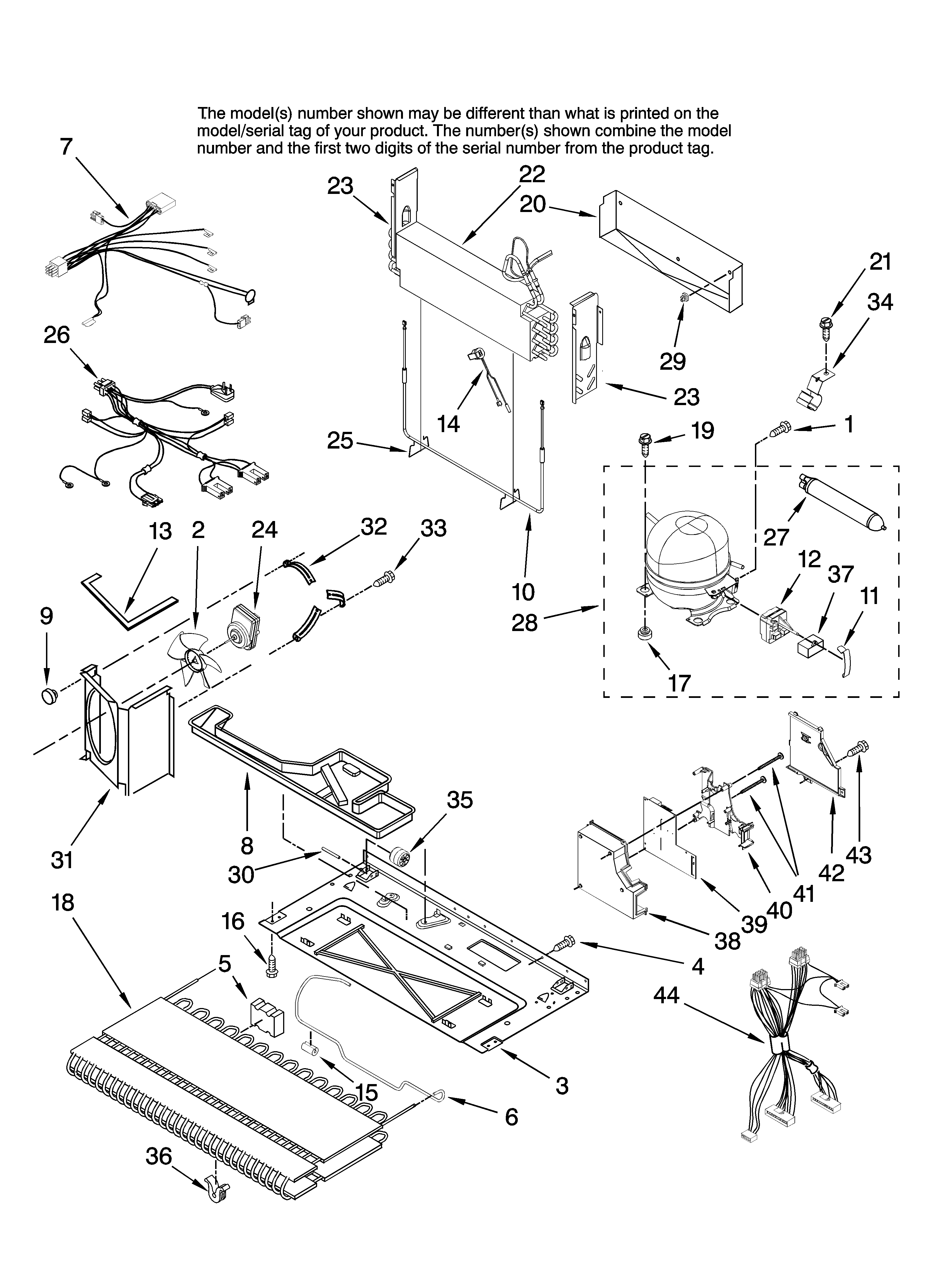 Maytag MBF2562HEB13 unit parts diagram