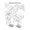 Maytag MBF2562HEB13 shelf parts diagram