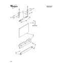 Whirlpool DU1055XTST3 door and panel parts diagram