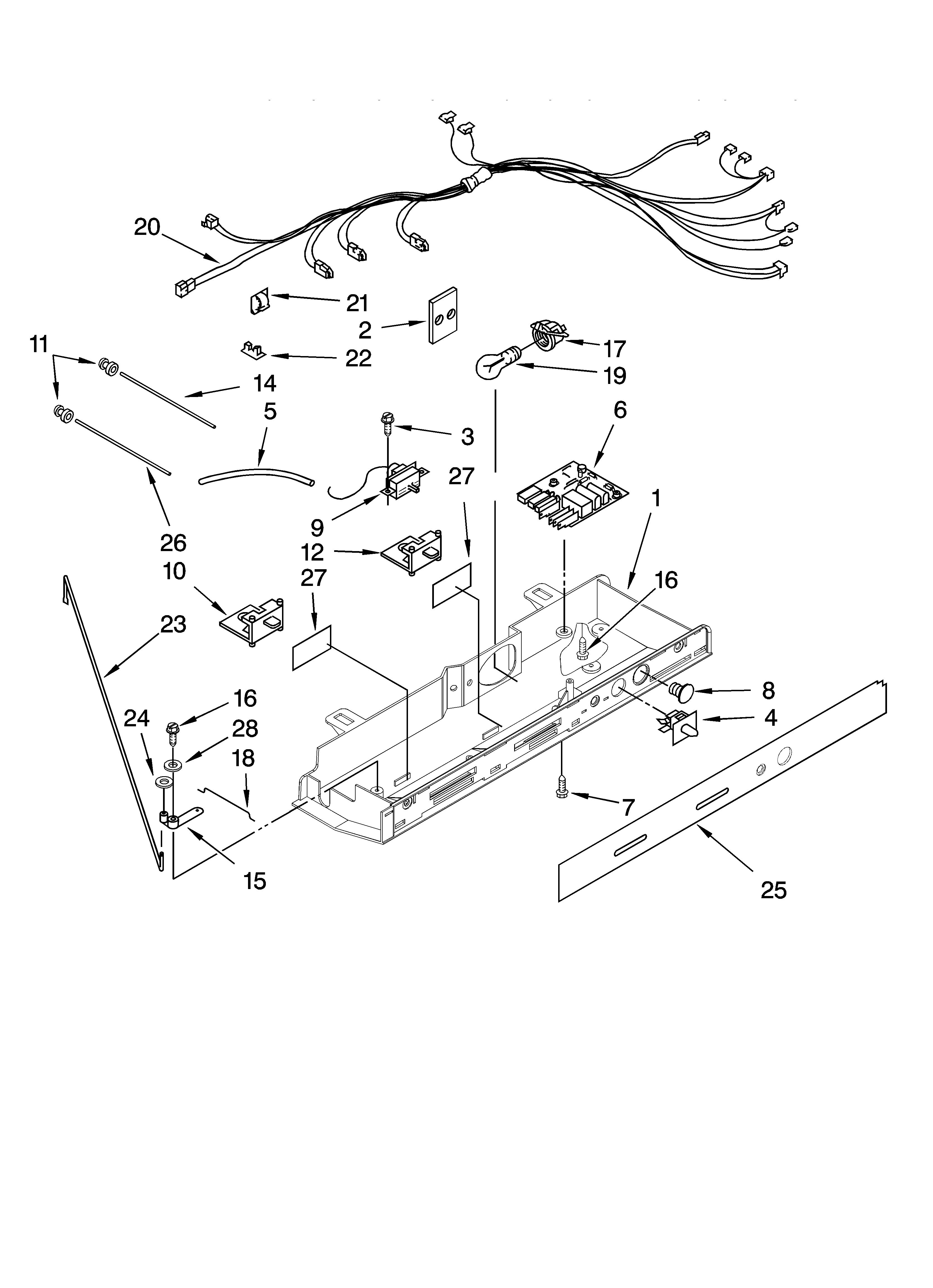 Whirlpool ED2JHAXTQ02 control parts diagram