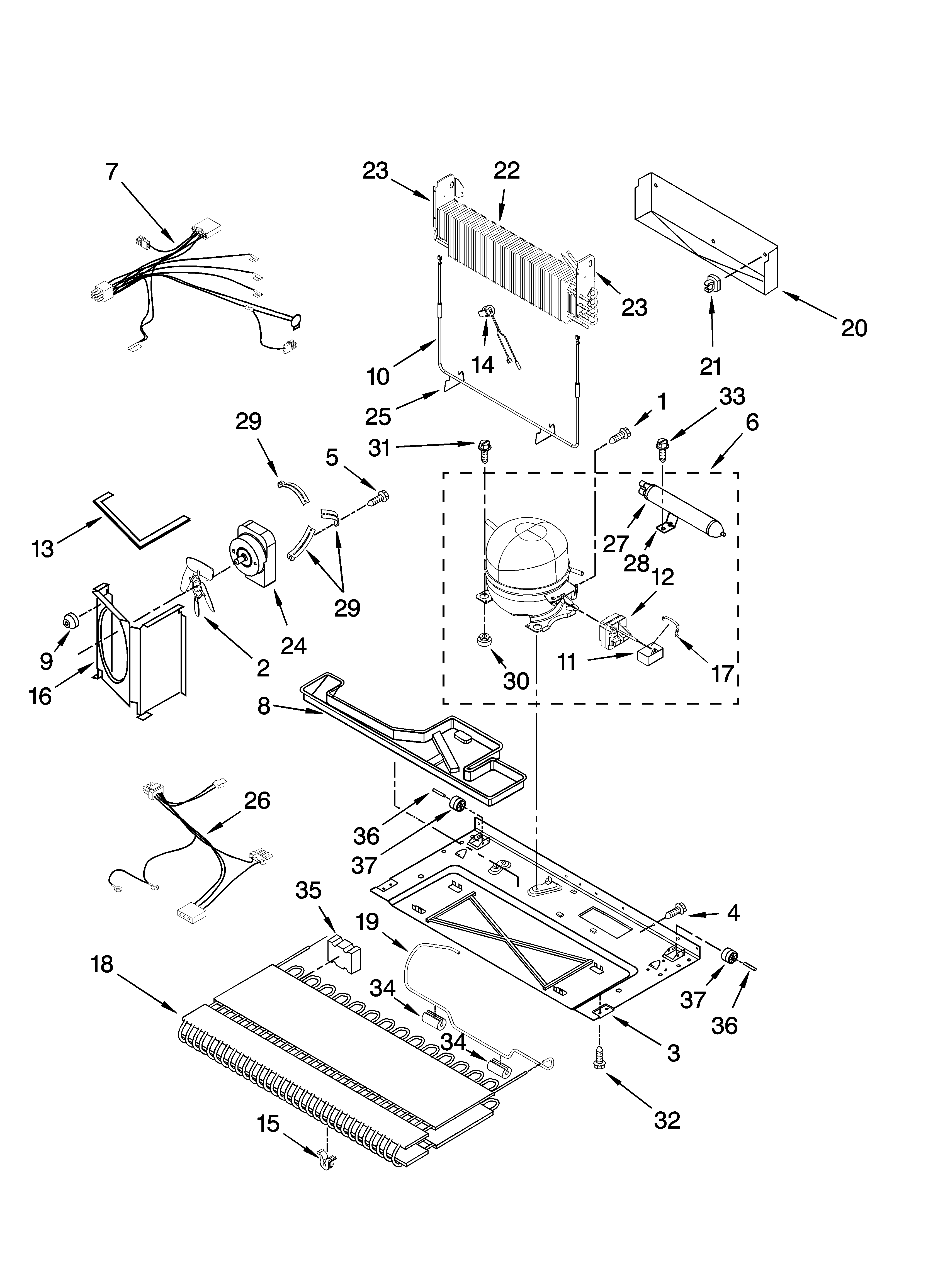 Whirlpool GB2SHTXTT01 unit parts diagram