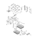 Whirlpool GB9SHDXPB02 shelf parts diagram