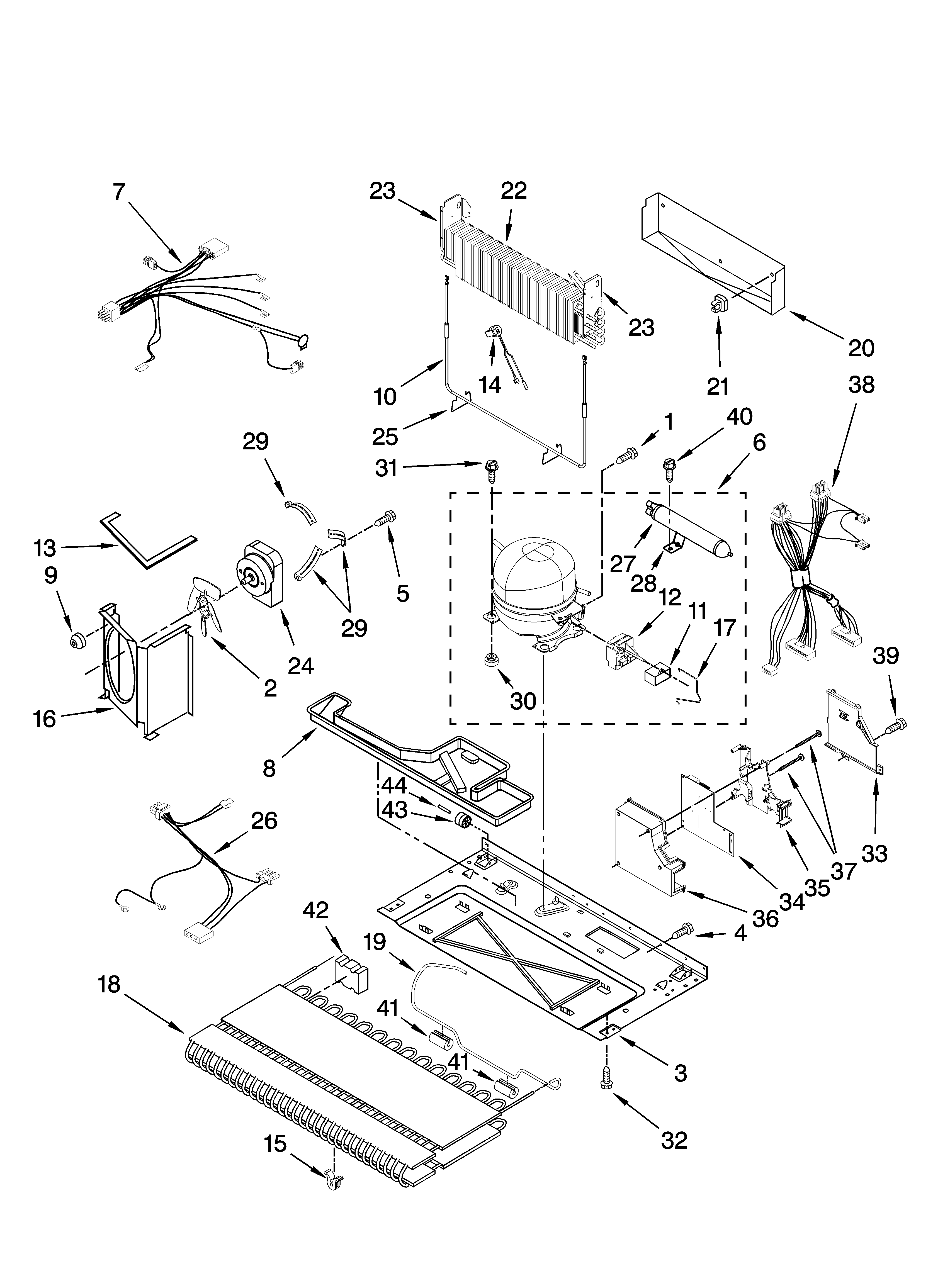KitchenAid KBLS20ETSS01 unit parts diagram