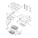 KitchenAid KBRS19KTWH01 shelf parts diagram