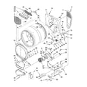 Whirlpool WED9600TA1 bulkhead parts diagram