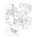 Whirlpool WGD6600VW0 cabinet parts diagram