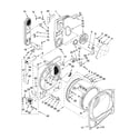 Whirlpool WGD6600VW0 bulkhead parts diagram