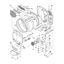 Whirlpool WGD9400SU1 bulkhead parts diagram