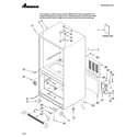 Amana ADD1927DEB14 cabinet parts diagram