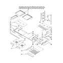 Maytag MFI2569VEB0 shelf parts diagram