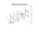 Maytag MFI2569VEB0 dispenser front parts diagram