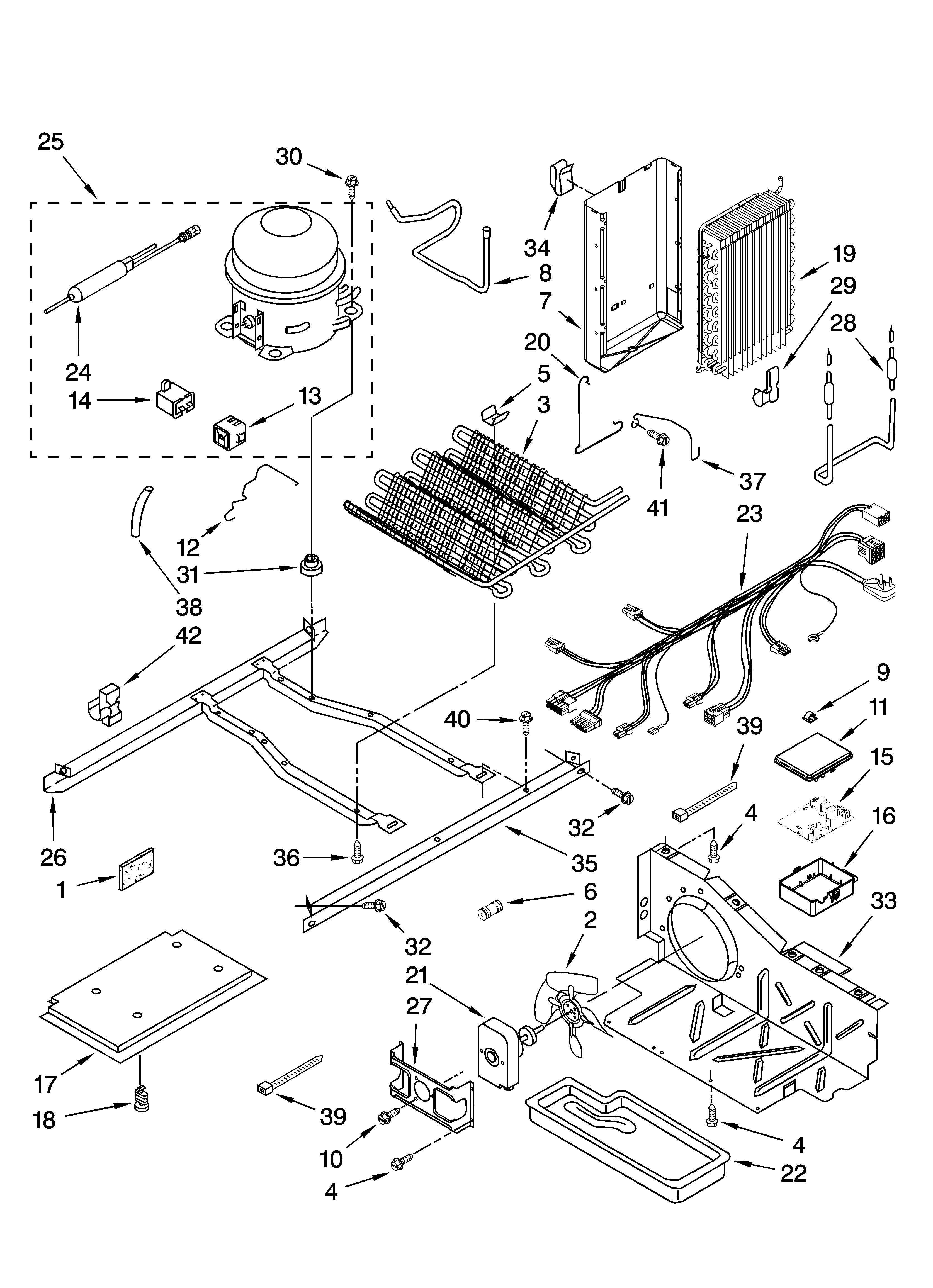 Whirlpool GS6NVEXSQ03 unit parts diagram