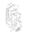 KitchenAid KSCS23FVBL00 refrigerator liner parts diagram