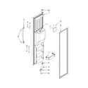 KitchenAid KSCS23FVBL00 freezer door parts diagram