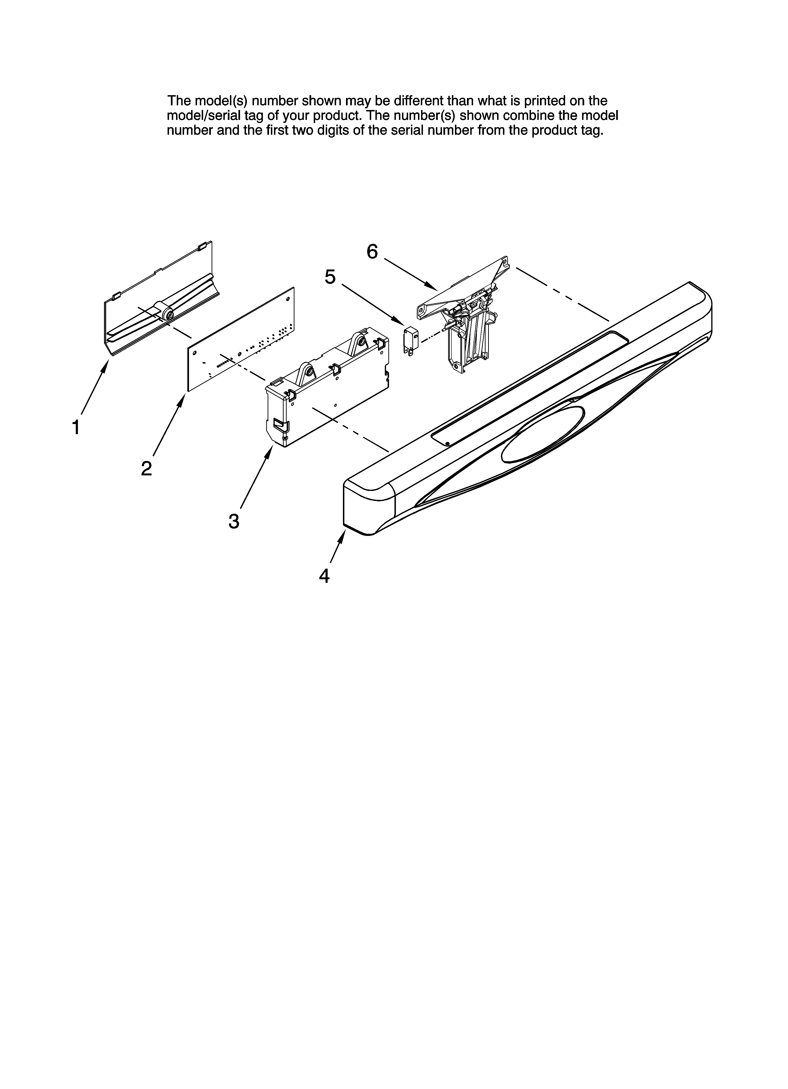 Amana ADB1500AWZ37 control panel parts diagram