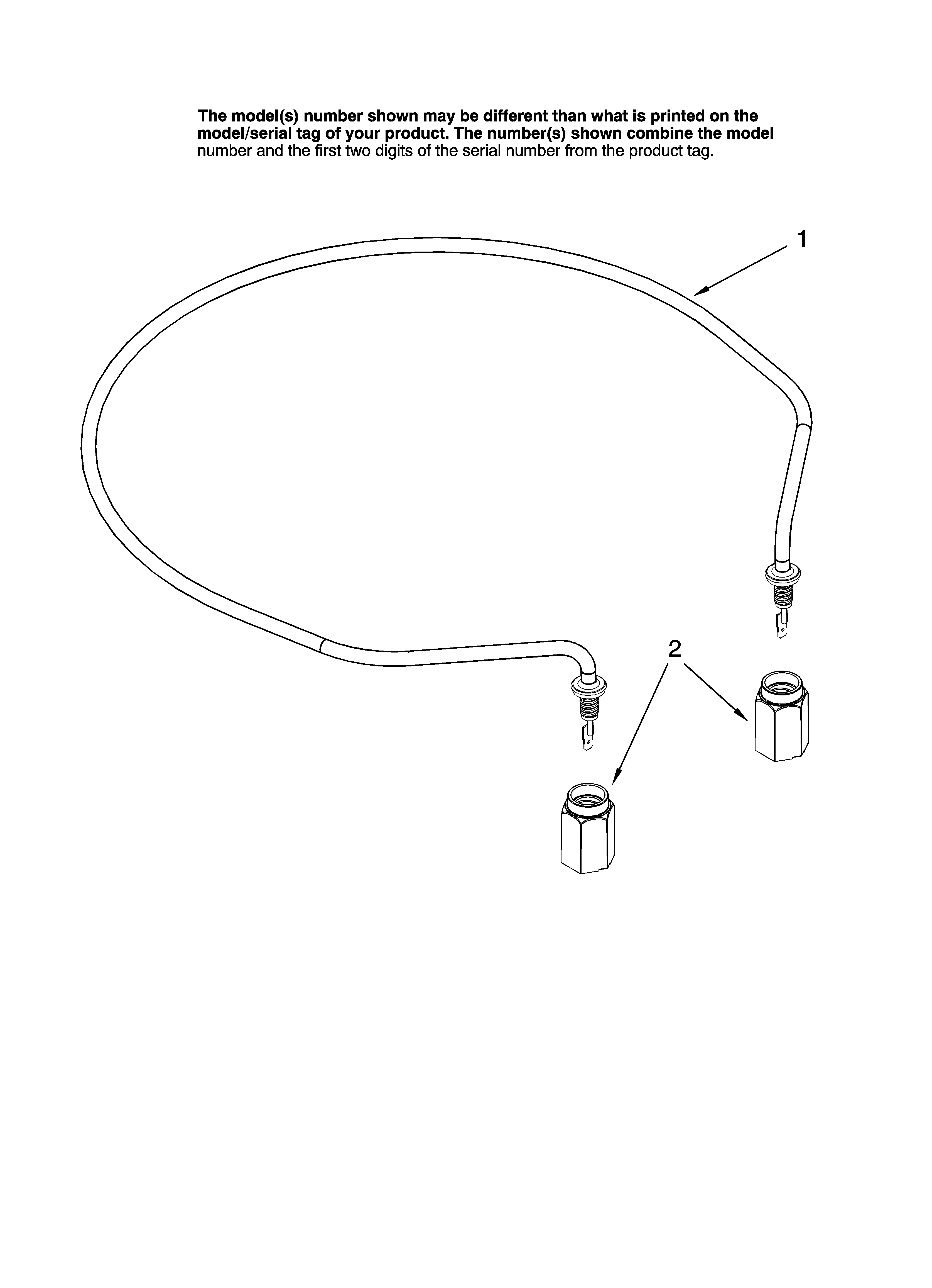 Amana ADB2500AWS37 heater parts diagram