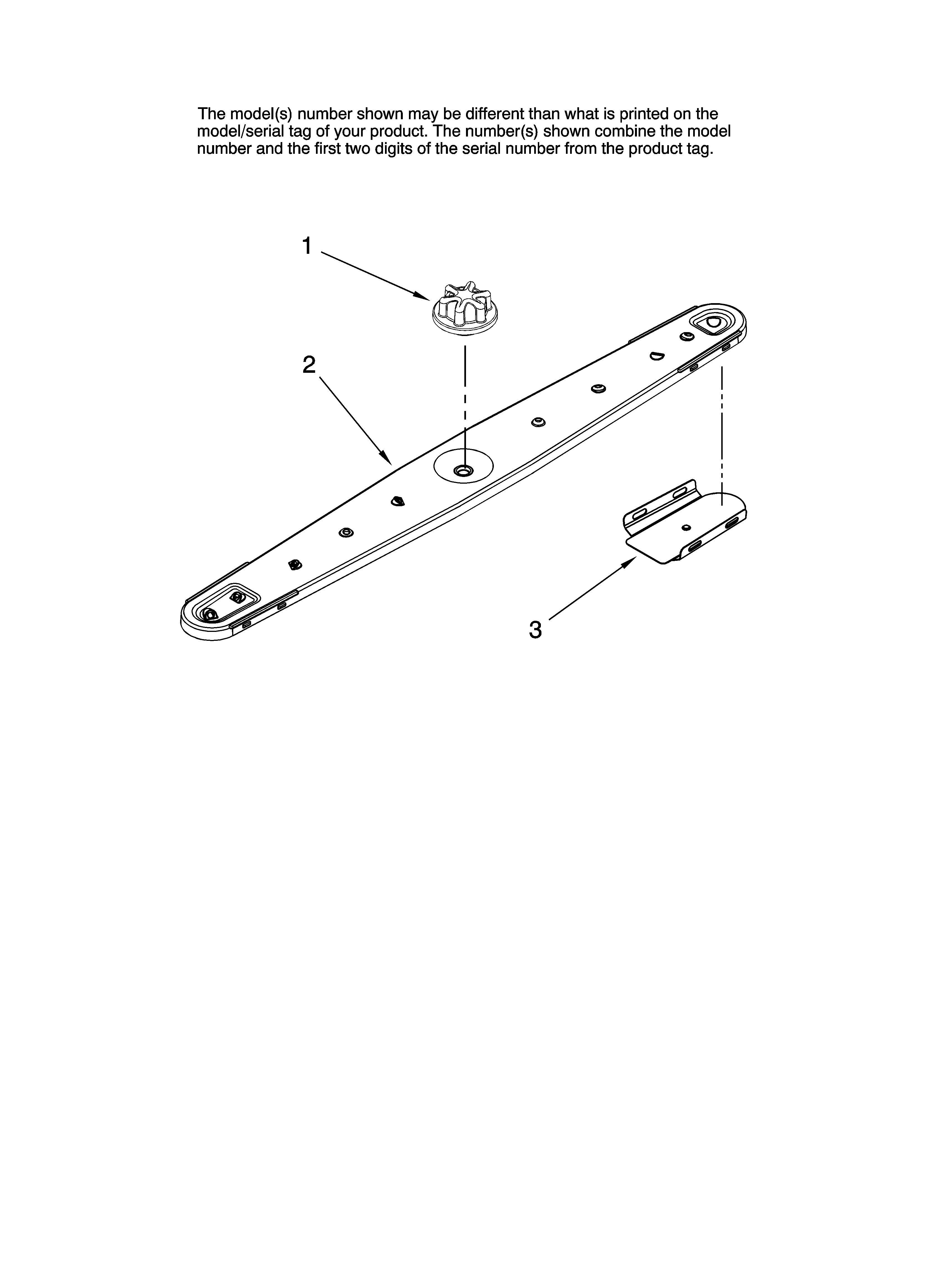 Maytag MDB8851AWB10 lower washarm parts diagram