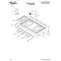 Whirlpool SF110AXSQ2 cooktop parts diagram