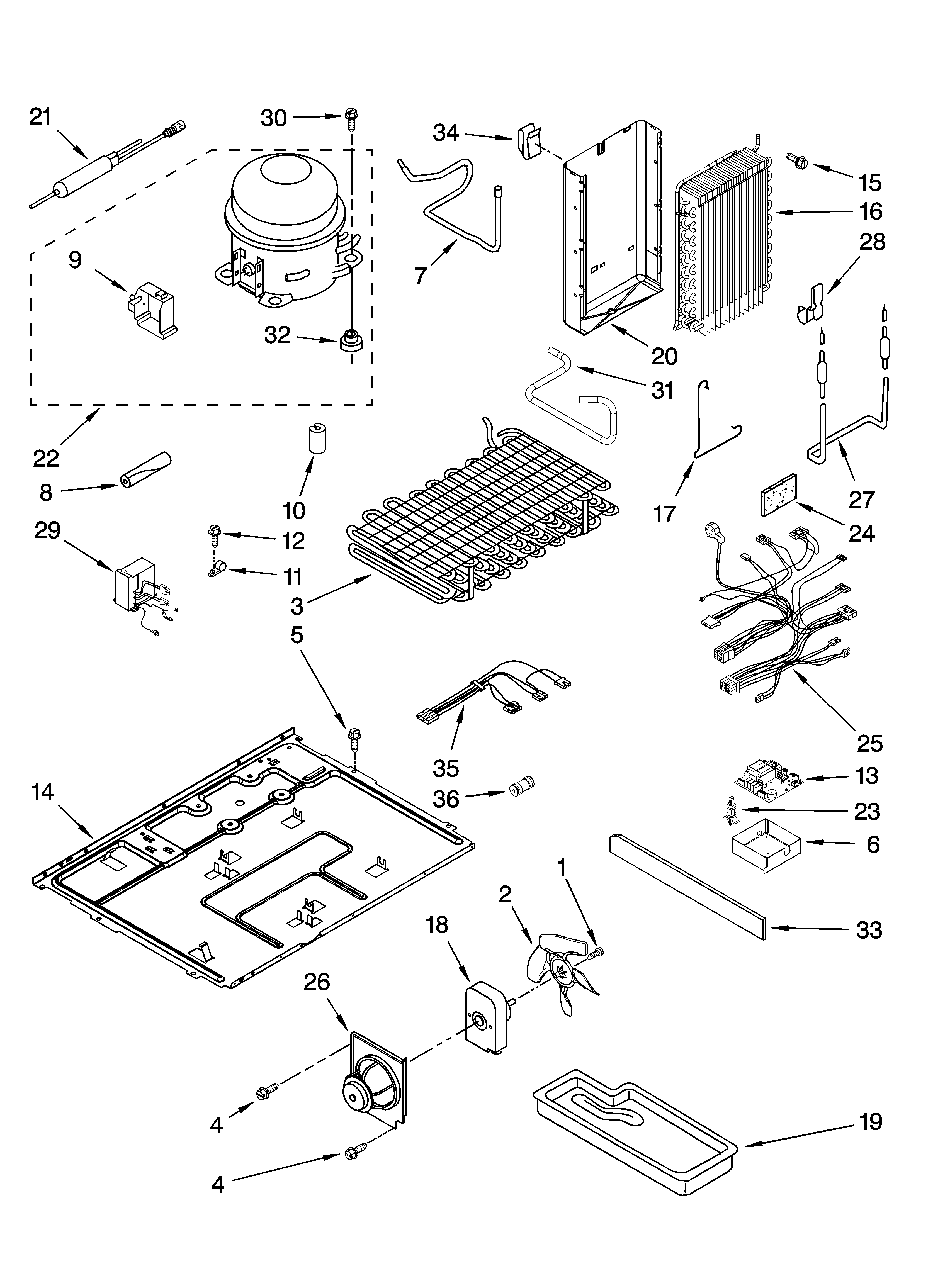 KitchenAid KSBS25IVSS00 unit parts diagram