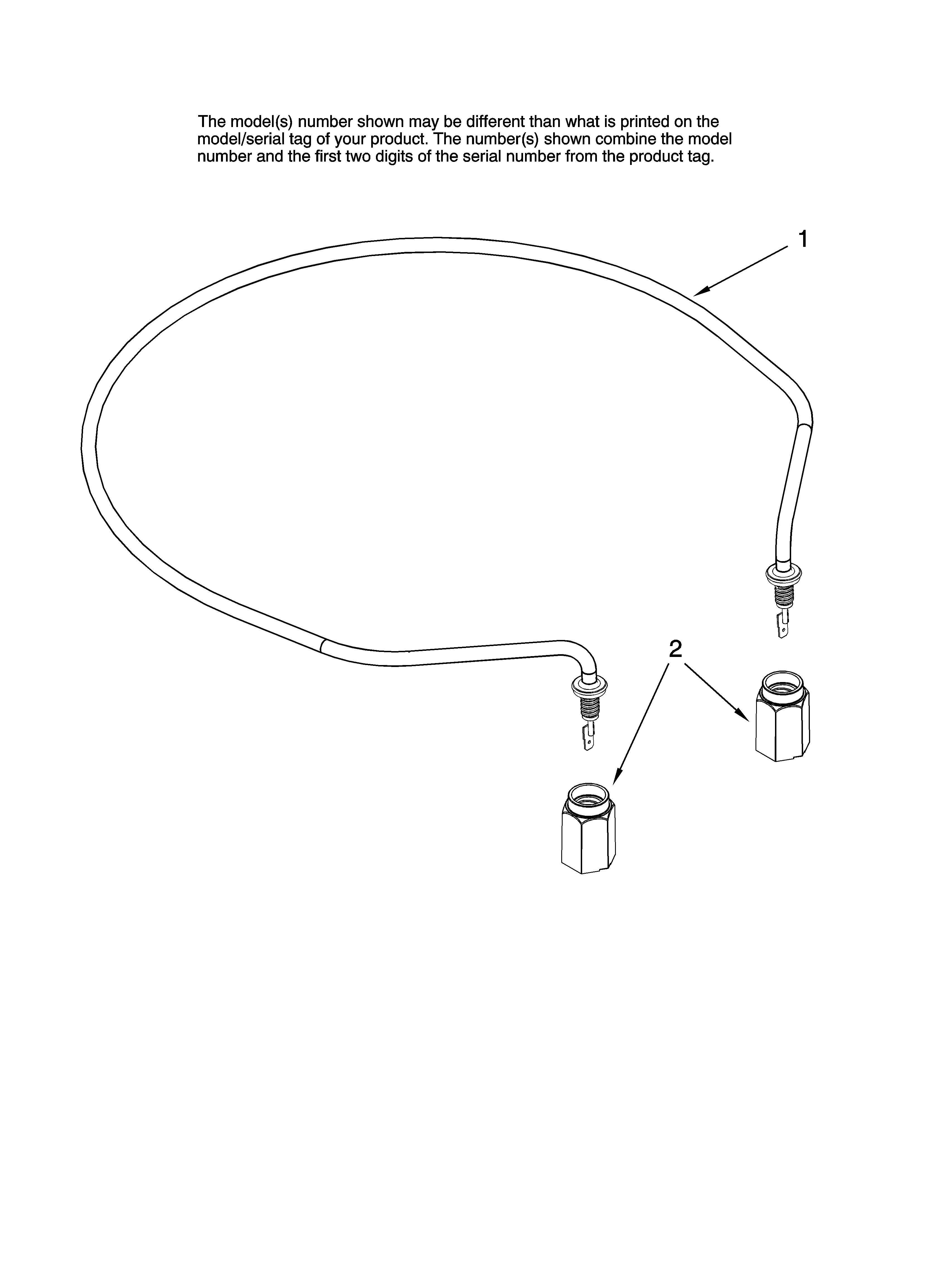 Maytag MDBH980AWB10 heater parts diagram