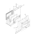 KitchenAid KGRS807SWH01 door parts diagram