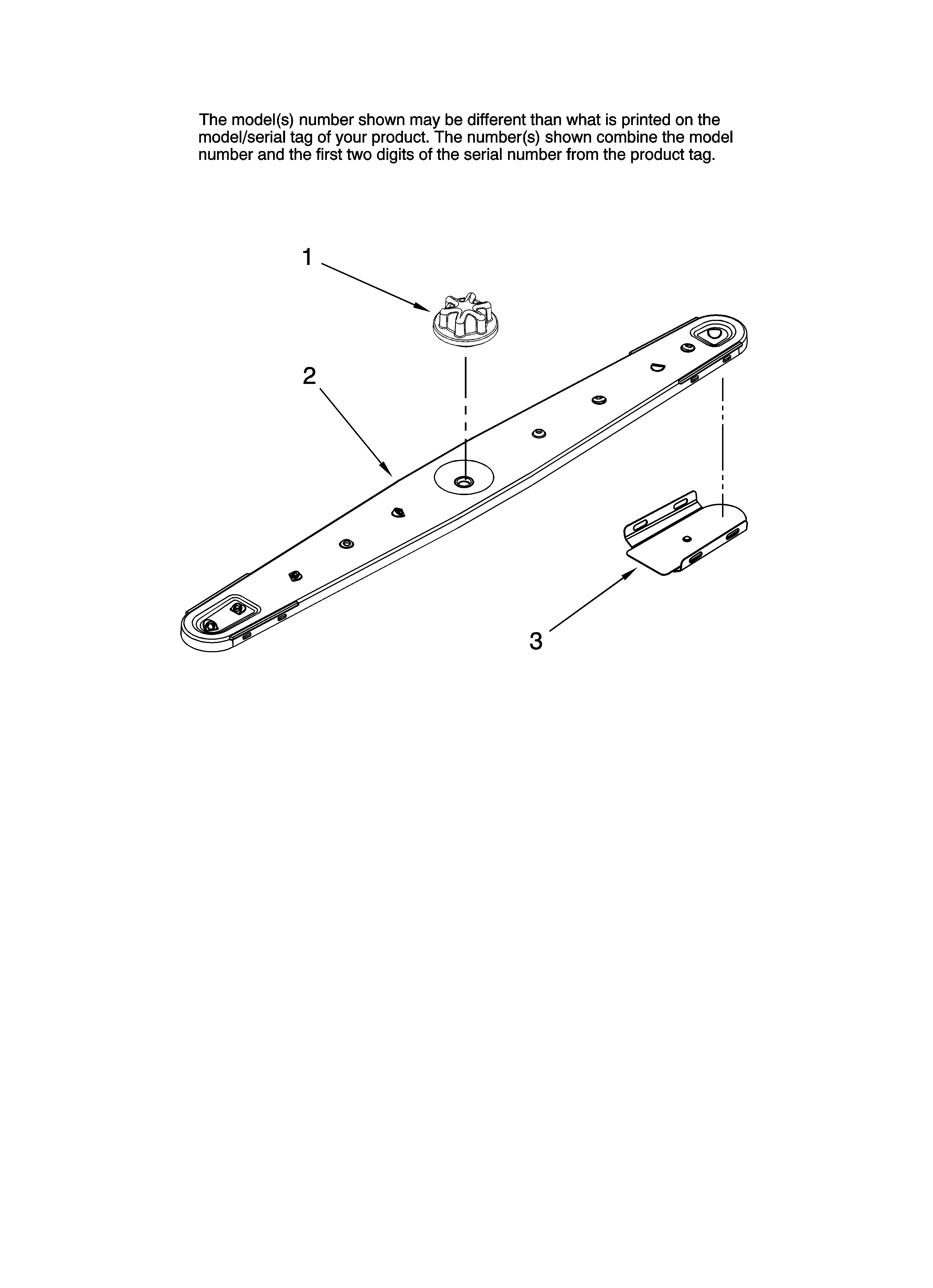 Maytag MDB8951BWW10 lower washarm parts diagram
