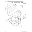 KitchenAid KERS807SBL02 cooktop parts diagram