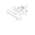 KitchenAid KERS807SBL02 control panel parts diagram