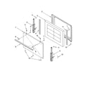 Whirlpool RF110AXSQ3 door parts, optional parts diagram