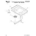 Whirlpool WERP4120SB2 cooktop parts diagram