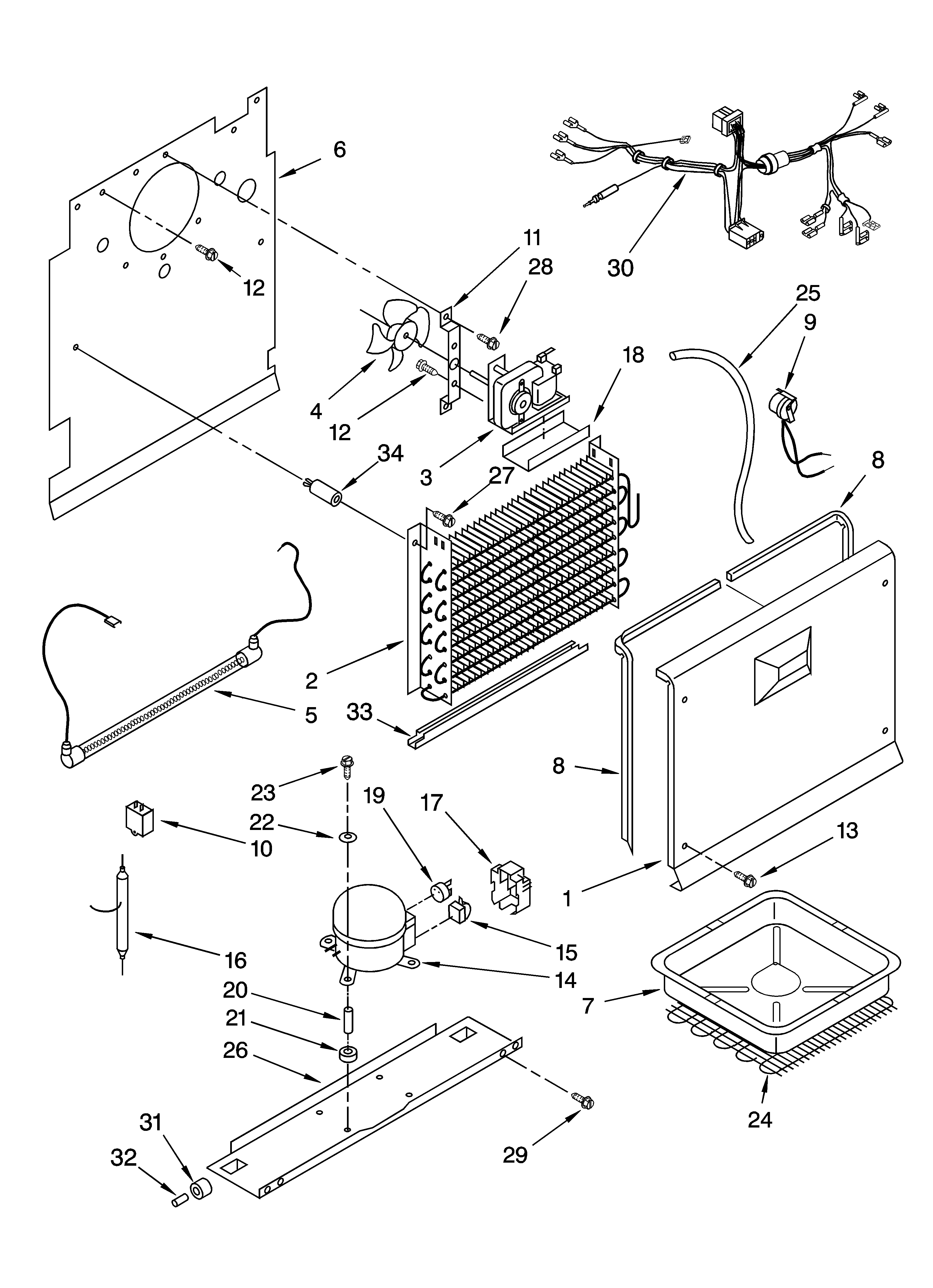 Whirlpool 7EL87TRRRV03 unit parts, optional parts (not included) diagram
