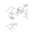 KitchenAid KEBS277SBL02 internal oven parts diagram