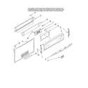KitchenAid KGRK201TWH0 control panel parts diagram