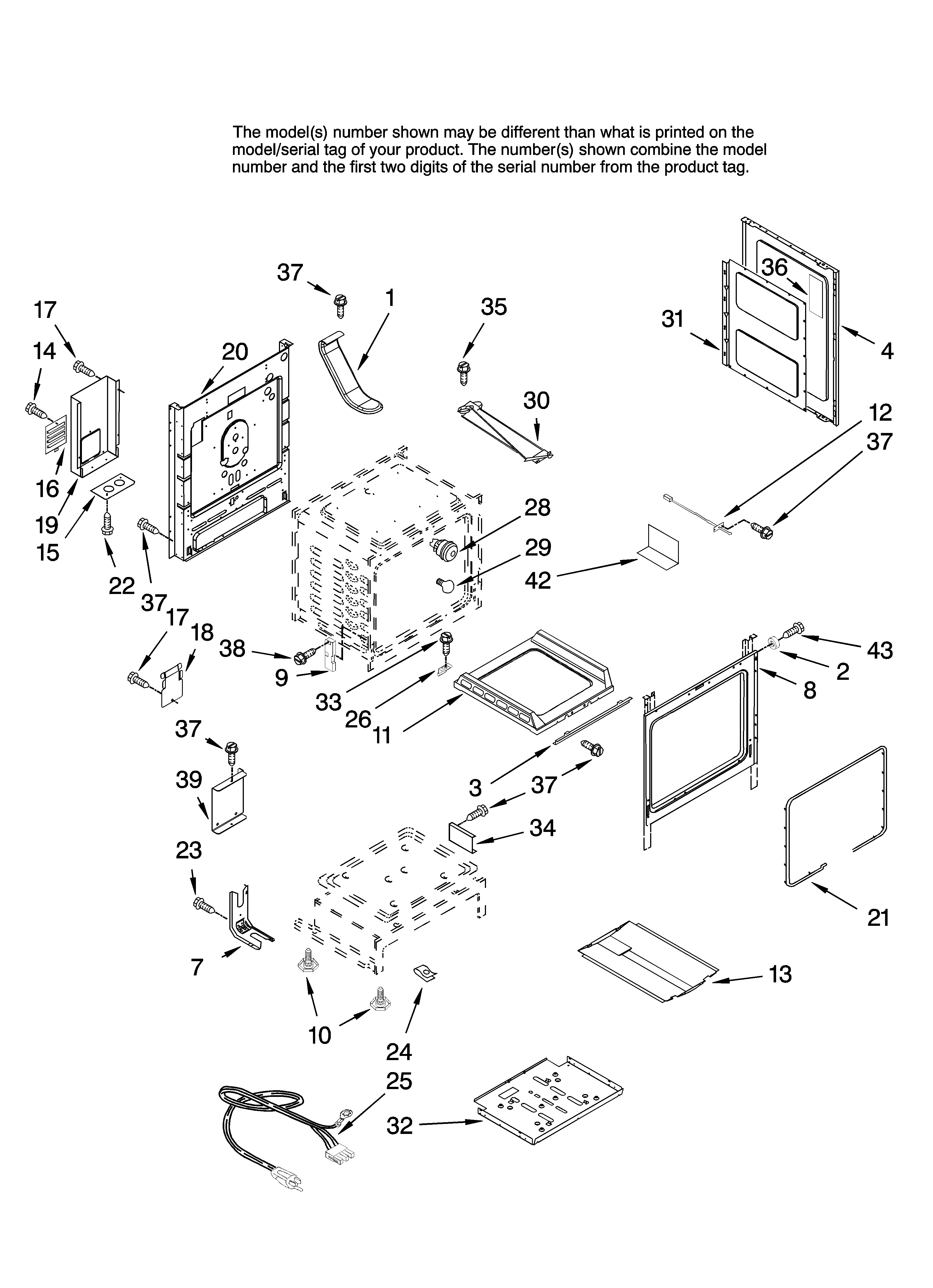 KitchenAid KGRK201TBL0 chassis parts diagram