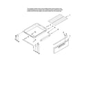 KitchenAid KGRK201TWH0 drawer and rack parts, optional parts (not included) diagram