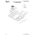 Whirlpool RF264LXSQ3 cooktop parts diagram