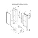 Maytag MFD2562VEB10 refrigerator door parts diagram