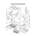 Maytag MFD2562VEB10 shelf parts diagram