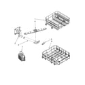 Whirlpool DU018DWTQ0 dishrack parts, optional parts (not included) diagram