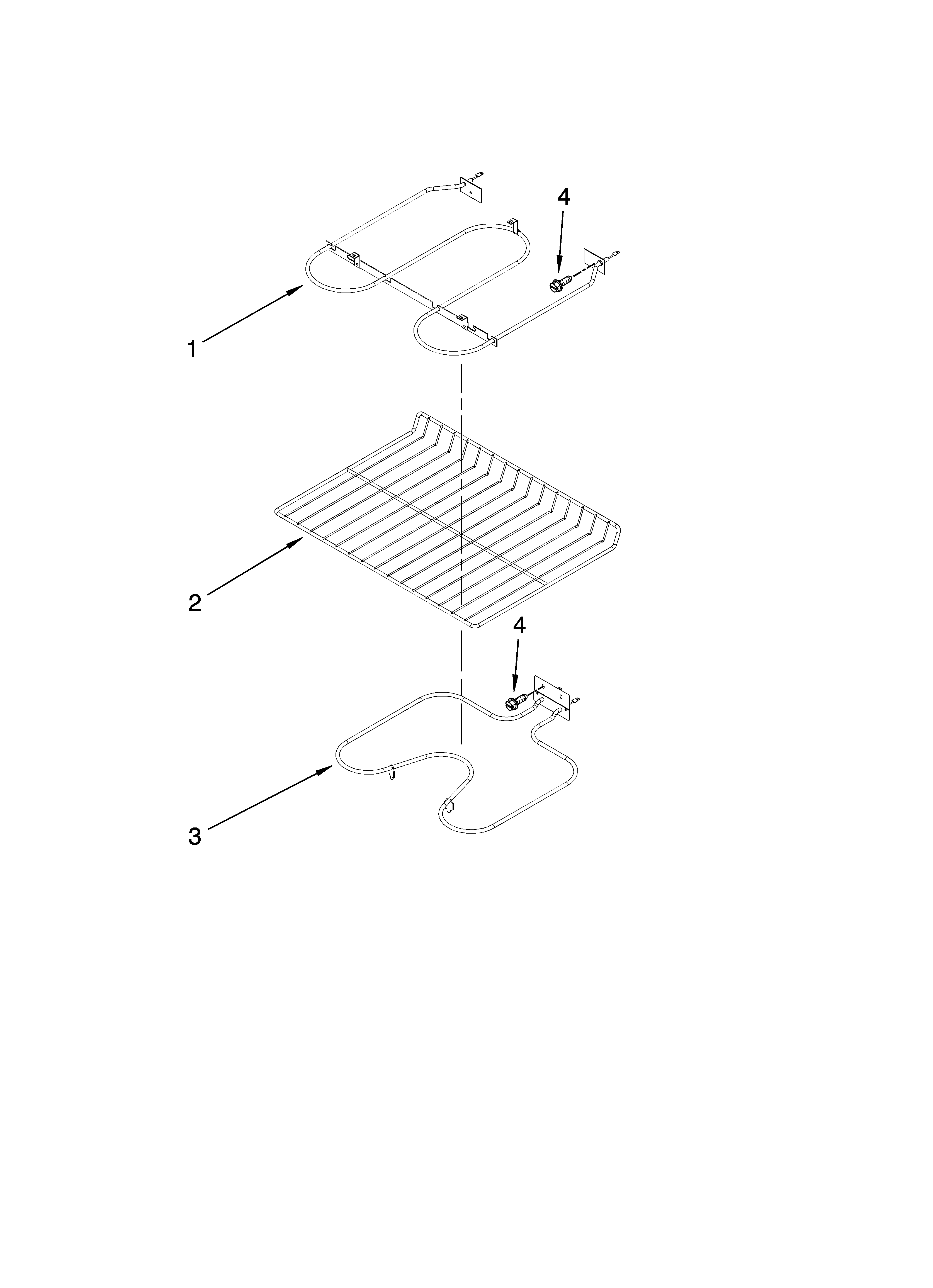 Whirlpool RBS275PRS02 internal oven parts diagram